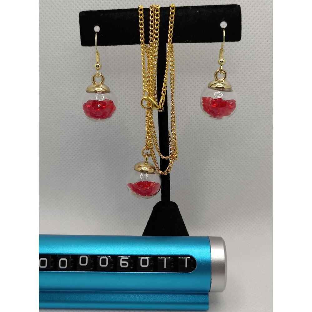 Christmas Balls Ornaments Jewelry Set